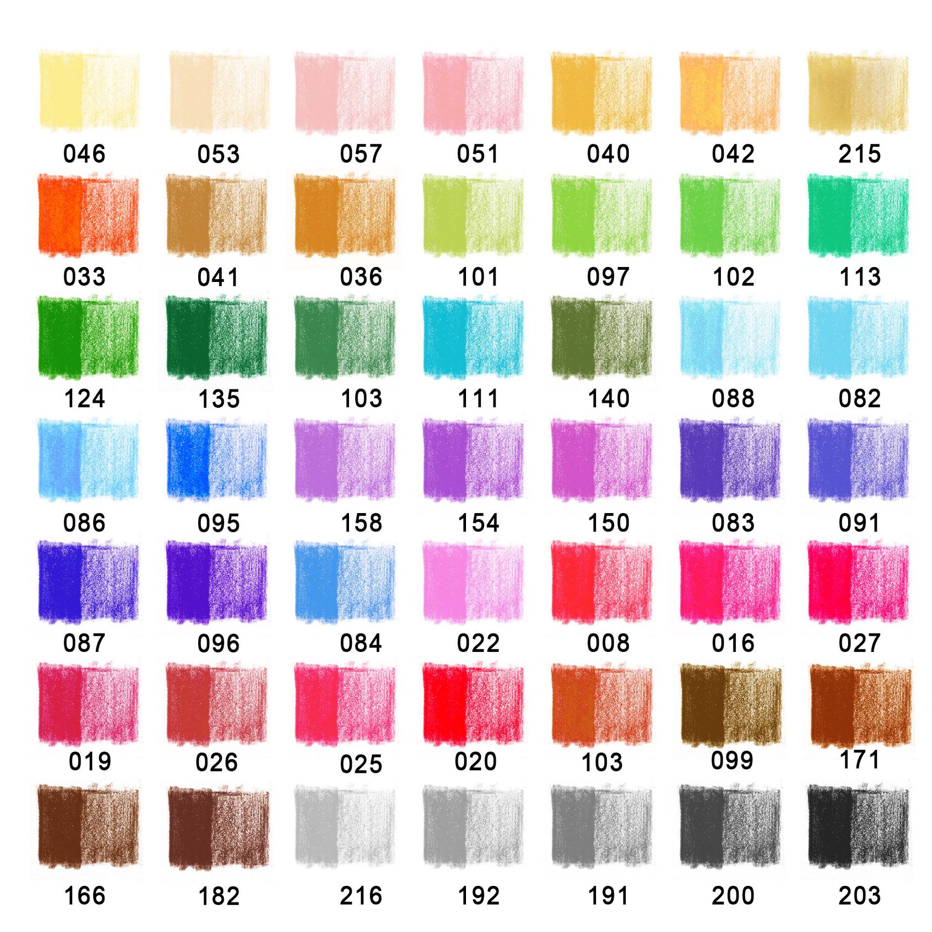 Hand Painted Graffiti Colored Pencil Set