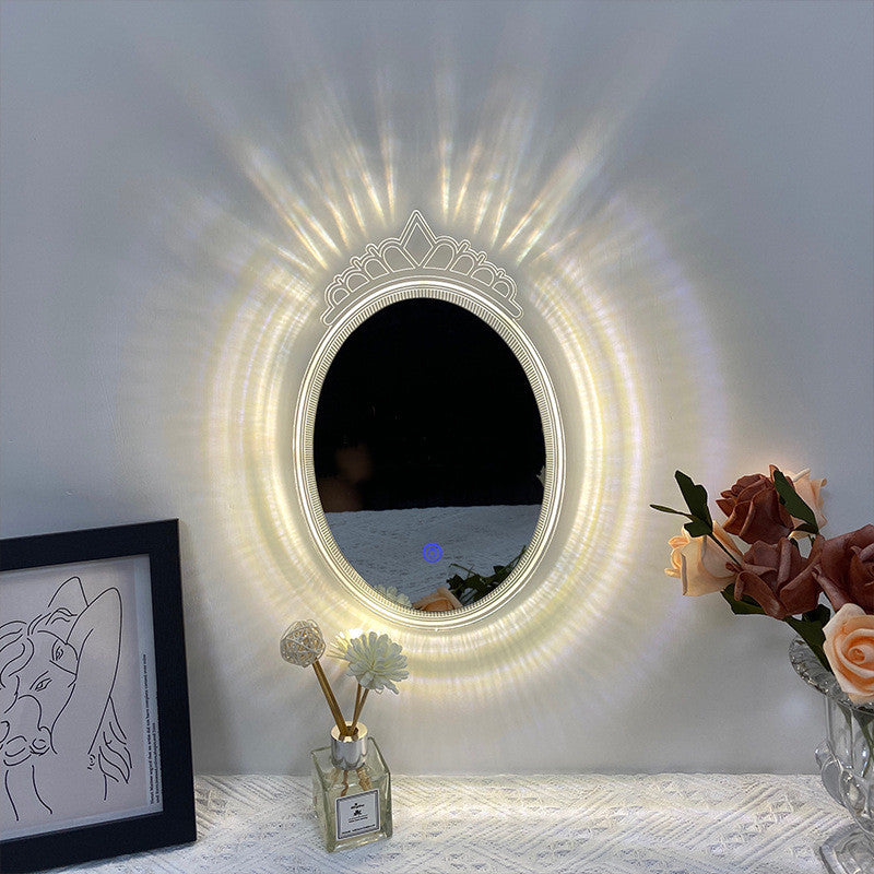 Makeup Mirror Little Fairy Household Veil Filling Mirror