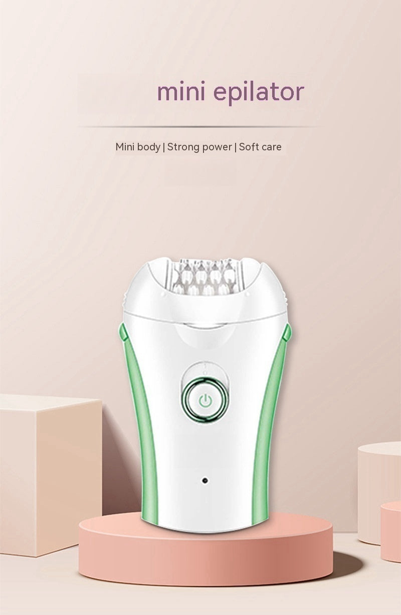 Mini Rasoir Électrique Portable pour Femme, Épilateur Domestique Jambes Aisselles