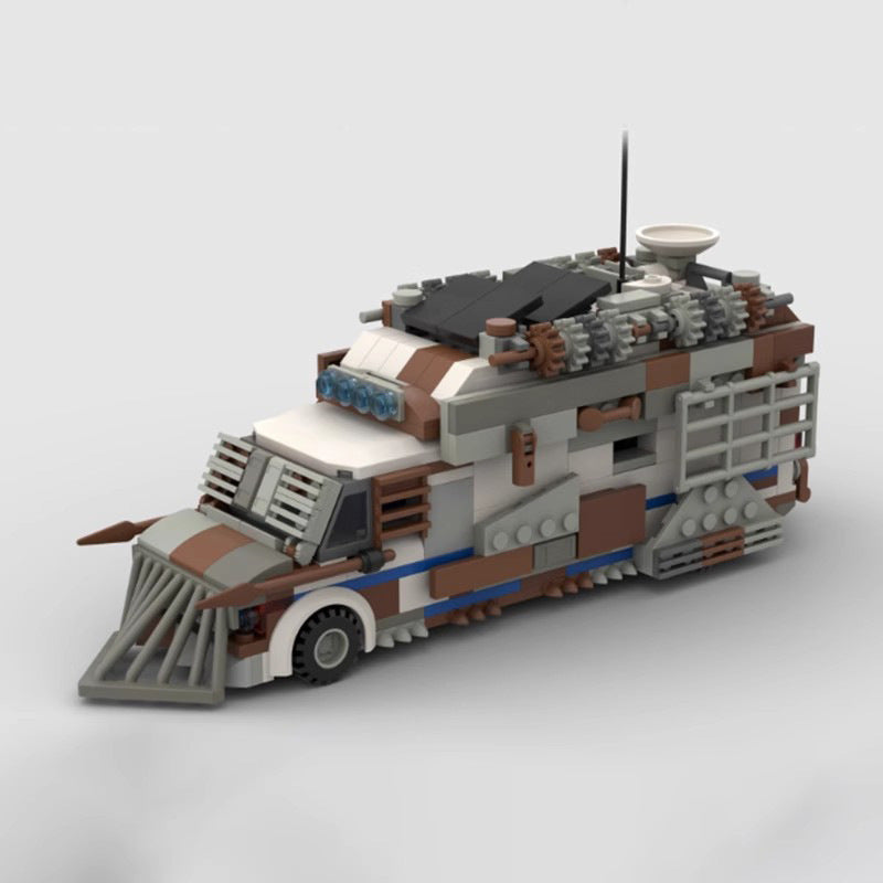 MOC-161498 Doomsday Communication Car Building Blocks Toy Car Model Intelligence Gift Decoration