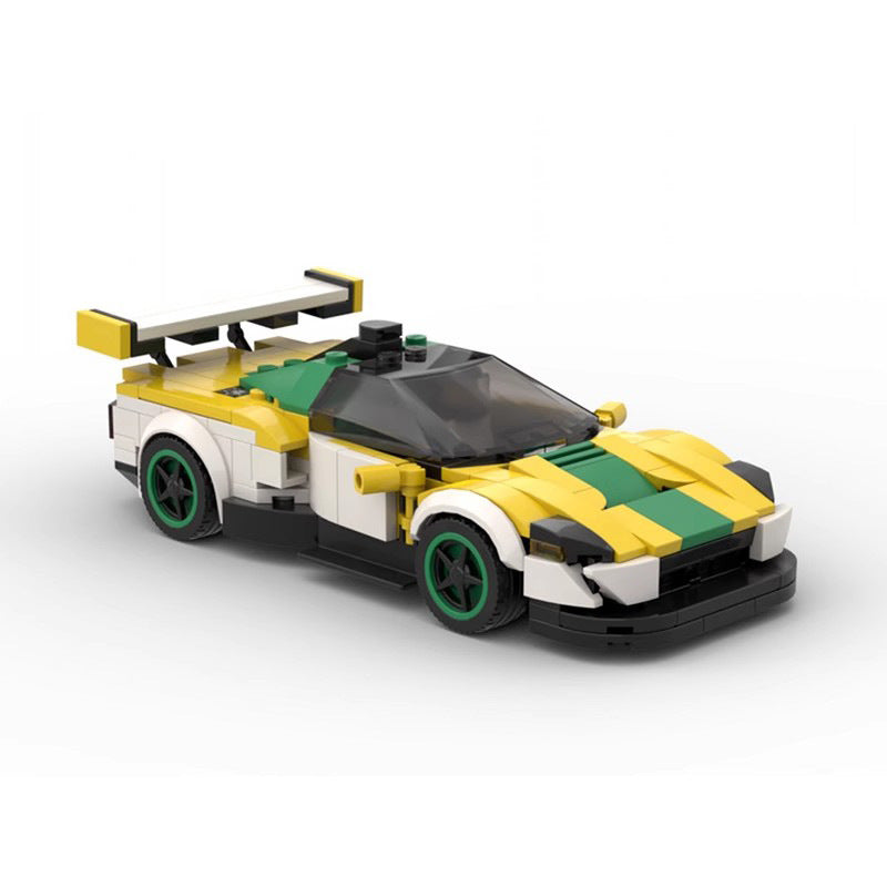 MOC Building Blocks Creative Domestic Puzzle Speed8 Grid Car Model For Children