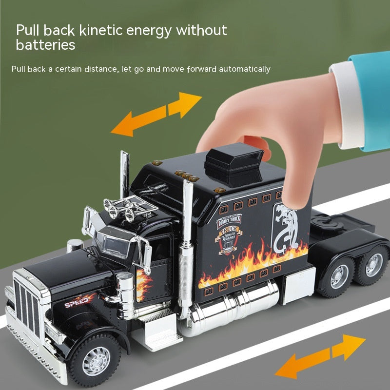 Trailer Head Alloy Car Model Toy