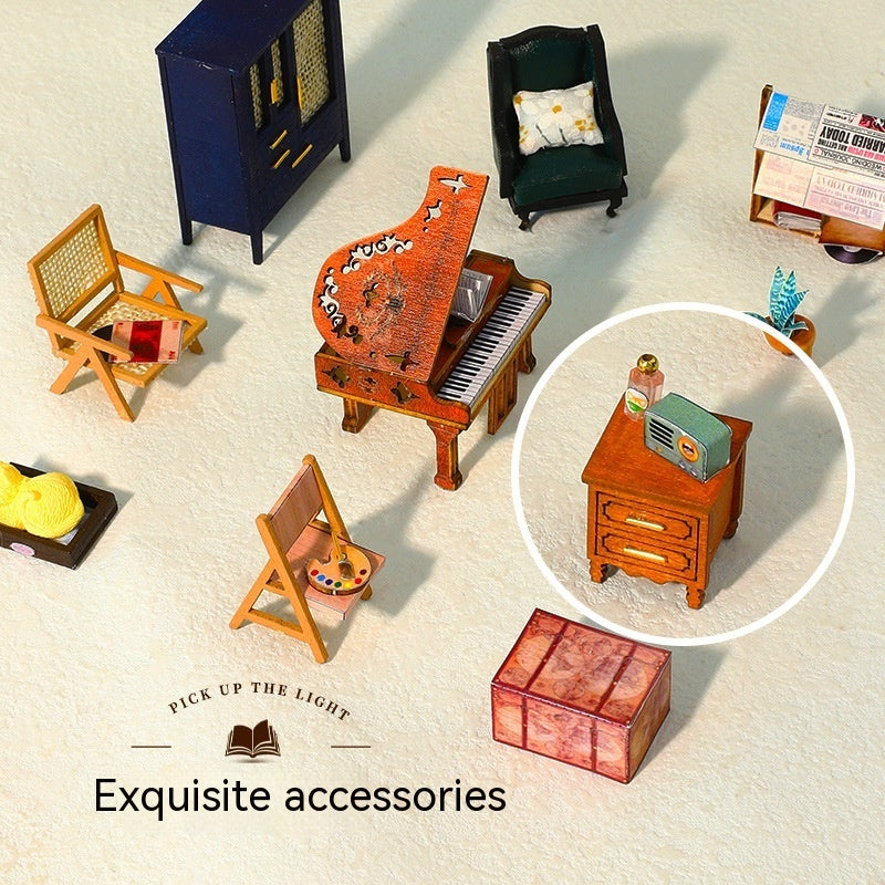 Hand-assembled Art House Toy Model Decoration Creative Gift