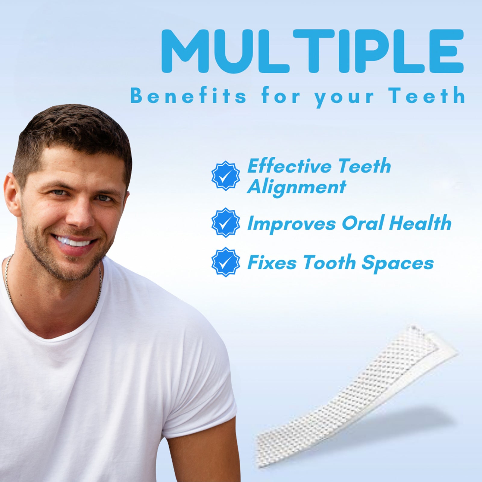 Teeth Beautiful Tooth Teeth Strips Cleaning Plaque Stain Dazzling White