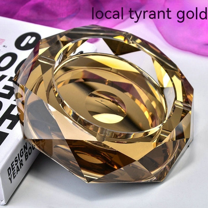 Fashion Crystal Ashtray European-style Home Colorful Style