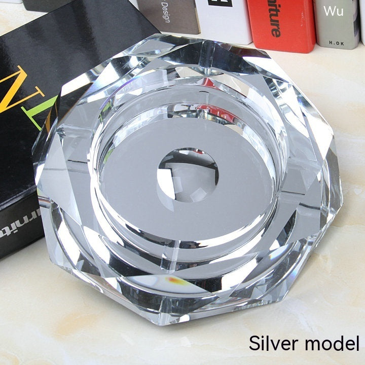 Fashion Crystal Ashtray European-style Home Colorful Style