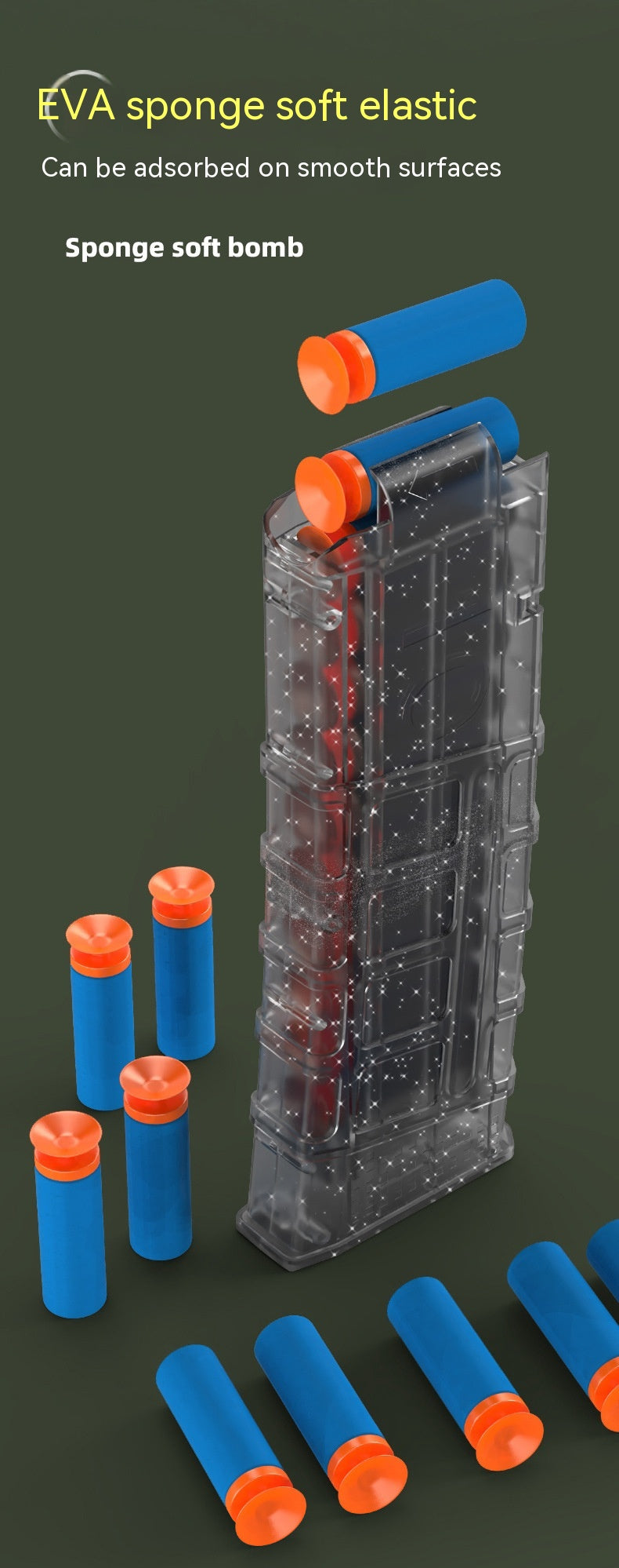 Electric Continuous Hair Chicken Soft Bullet Gun