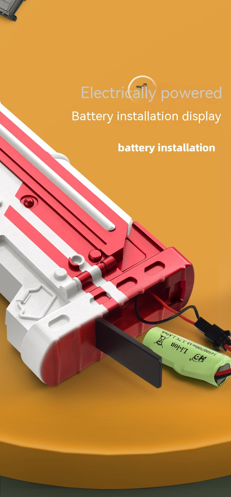 Electric Continuous Hair Chicken Soft Bullet Gun