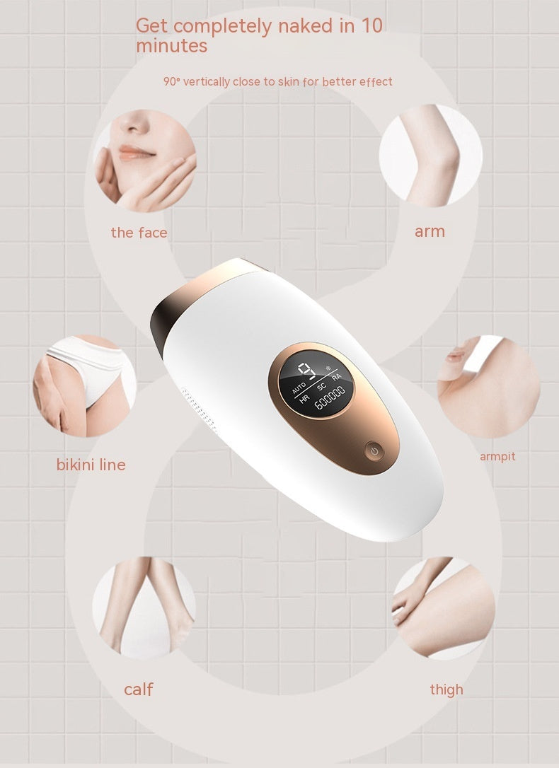 Household Photon Laser Hair Removal Device Painless Unisex Arm Armpit Hair Removal