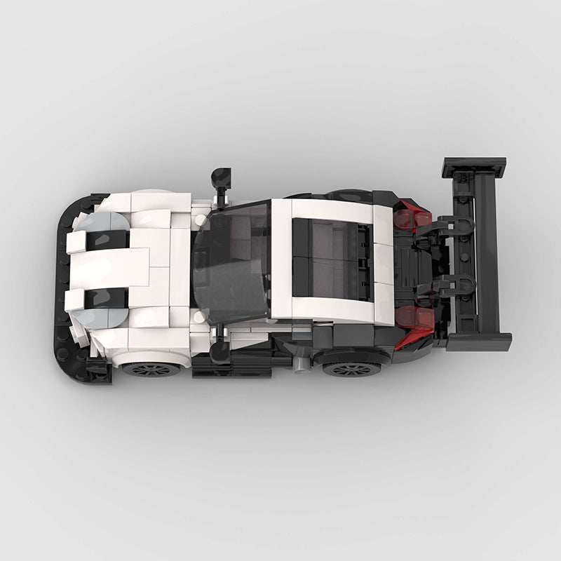 Running Car Building Blocks Small Particles MOC Educational Technology DIY Toys