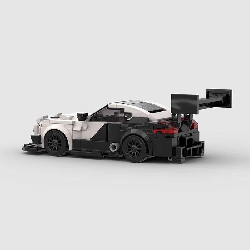 Running Car Building Blocks Small Particles MOC Educational Technology DIY Toys