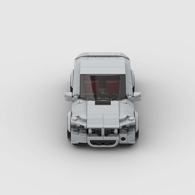 Running Car Building Block Small Particle MOC Puzzle Technology DIY Toy