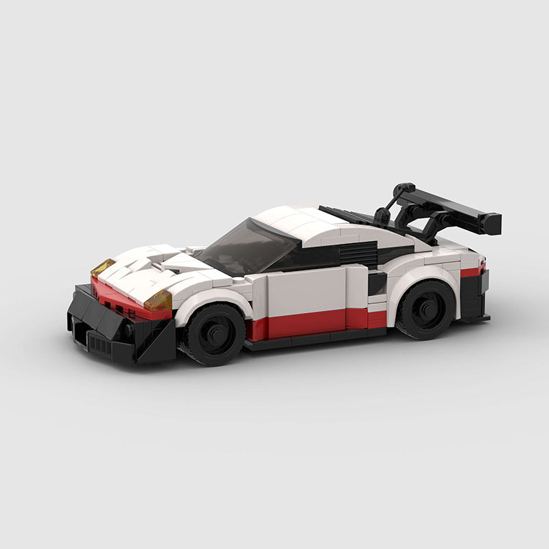 Running Car Building Block Small Particle MOC Puzzle Technology DIY Toy