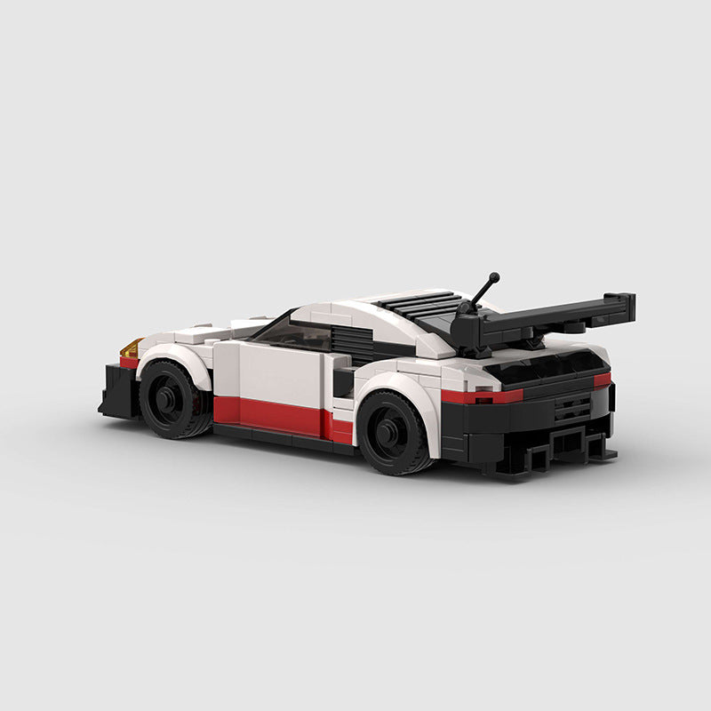 Running Car Building Block Small Particle MOC Puzzle Technology DIY Toy