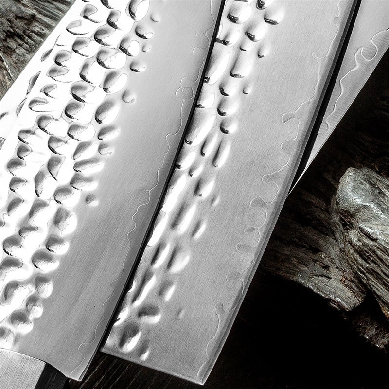 Damascus Sanhe Steel Forging Kitchen Knife Household