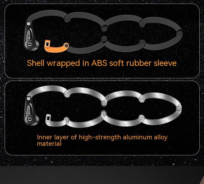 Anti-theft Key Mountain Bike Electric Car Chain Lock Motorcycle Folding Lock