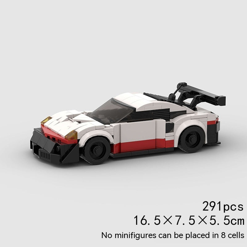 Running Car Building Block Small Particle MOC Puzzle Technology DIY Toy
