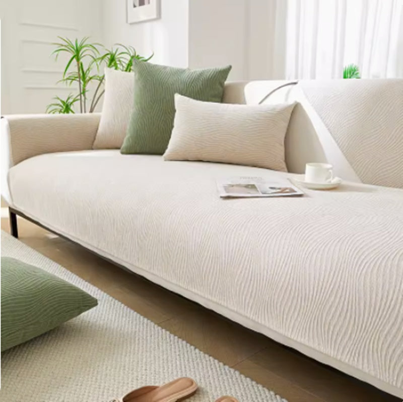 Four Seasons Universal Anti Slip Fabric Cover, Leather Sofa Cover