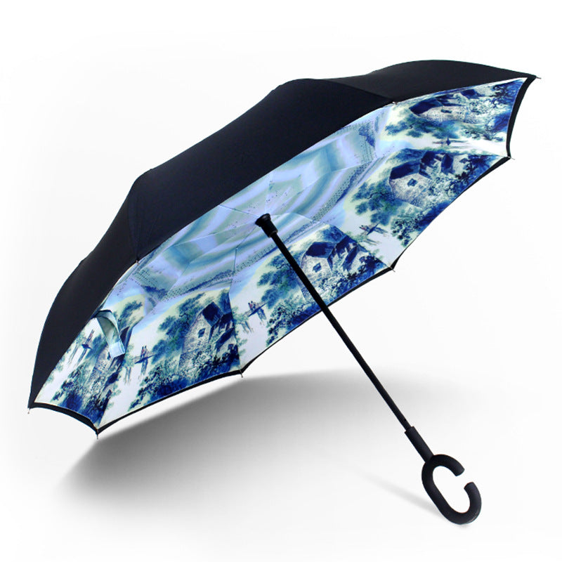 Car reverse umbrella