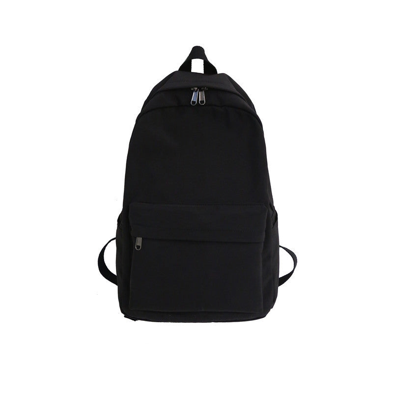 Solid color nylon waterproof  backpack