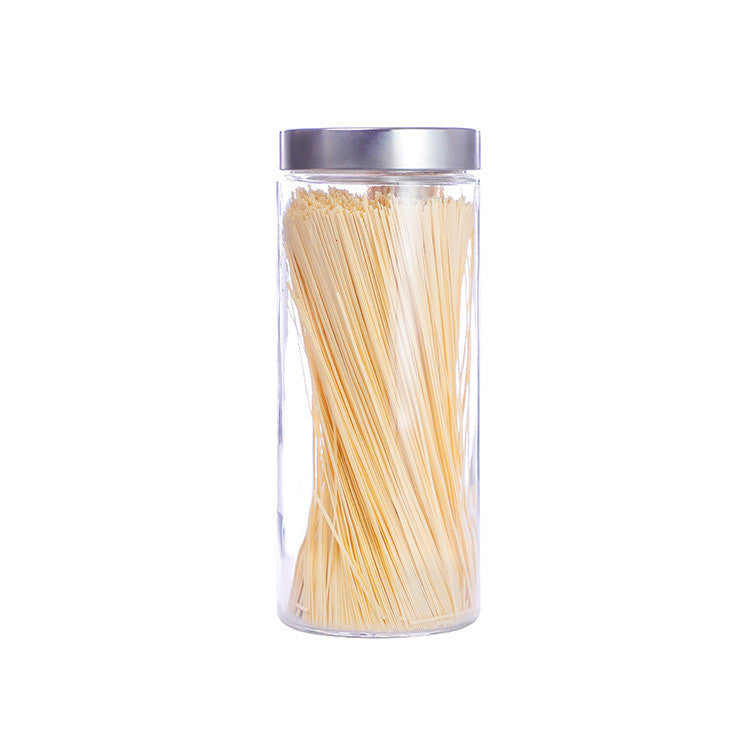 Sealed jar of glass bottle