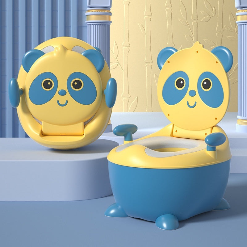 Lesser Panda Children's Toilet Baby Urinal PU Soft Cushion Training Basin