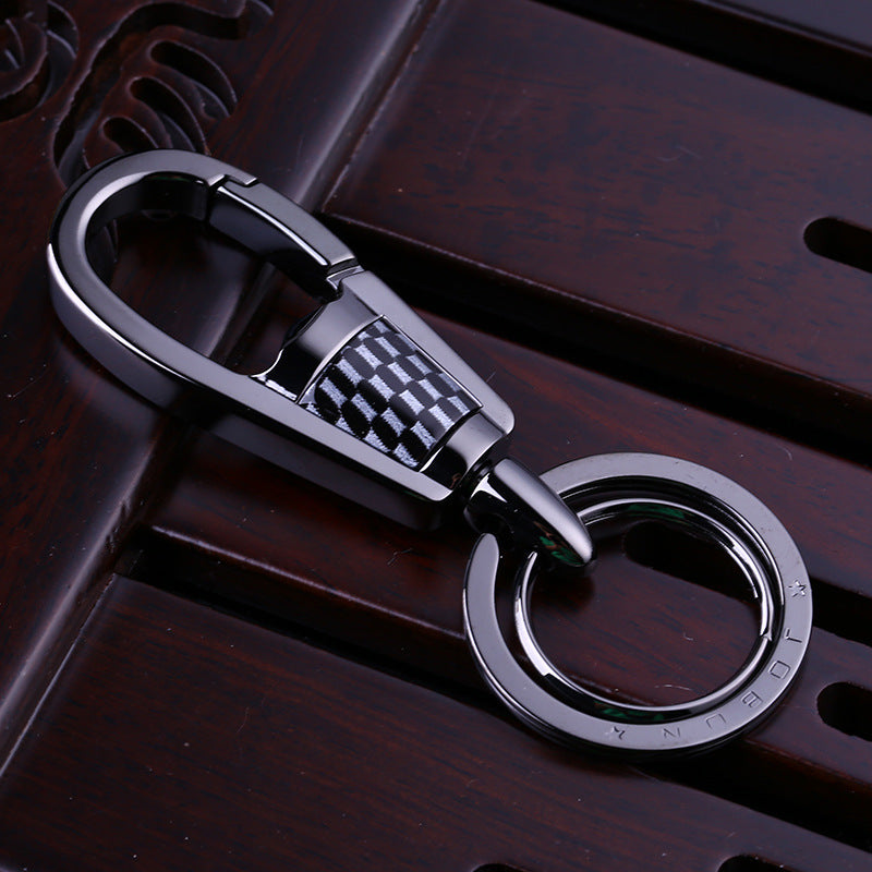 Men's Waist Mounted Car Metal Keychain