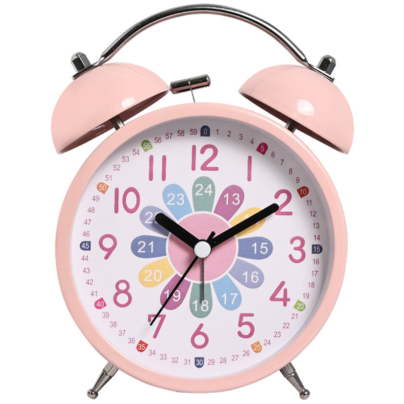 Silent Desktop Creative Cartoon Luminous Alarm Clock