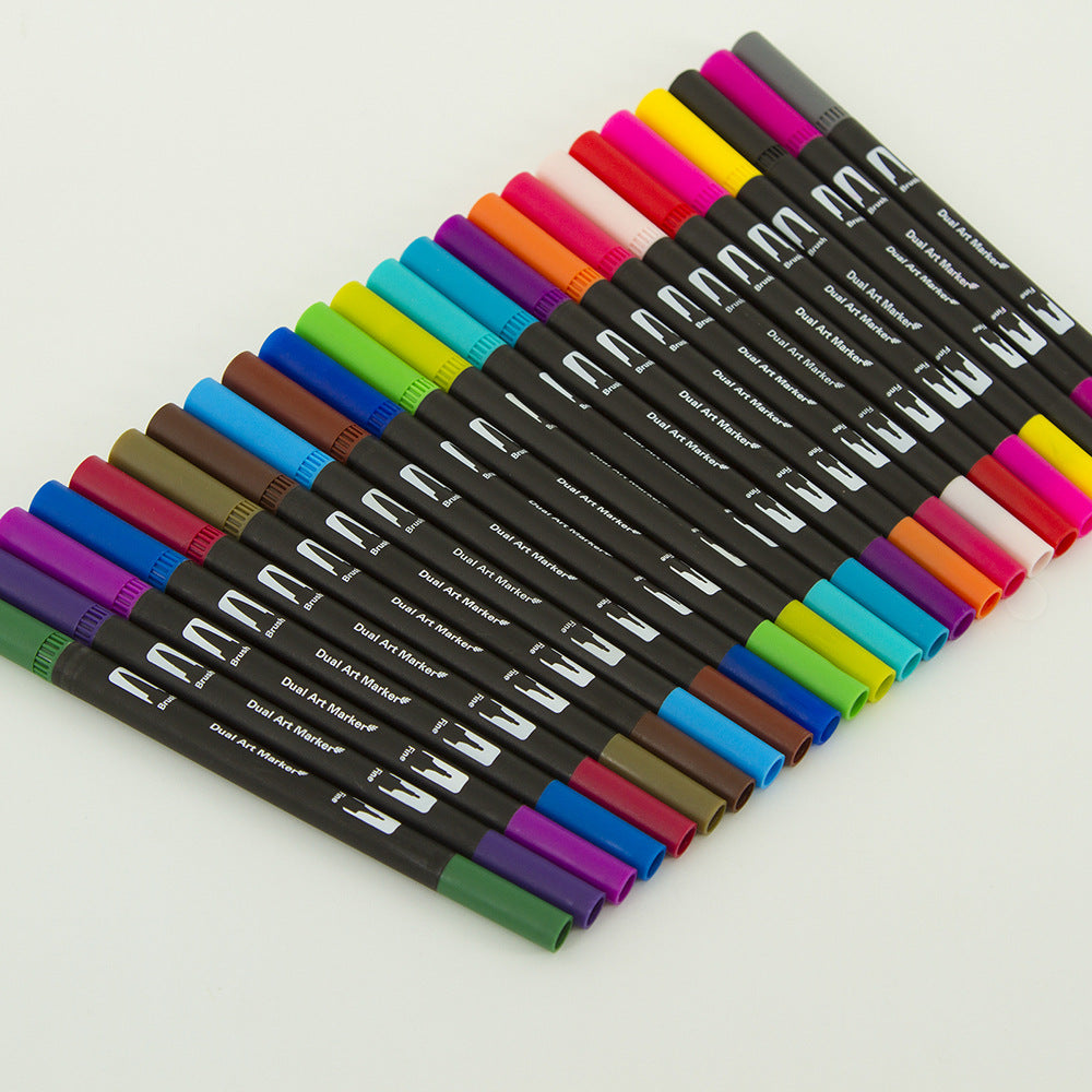 Color Soft Brush Hook Line Watercolor Pen