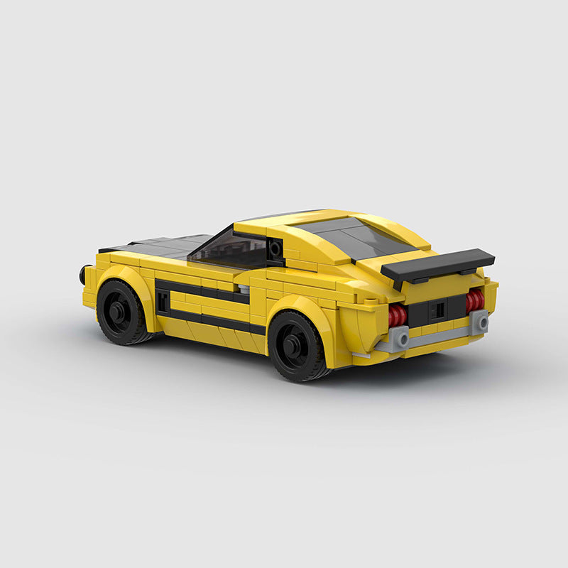 Small Particle Racing Moc Model Educational Education Assembling Children's Building Blocks Toys