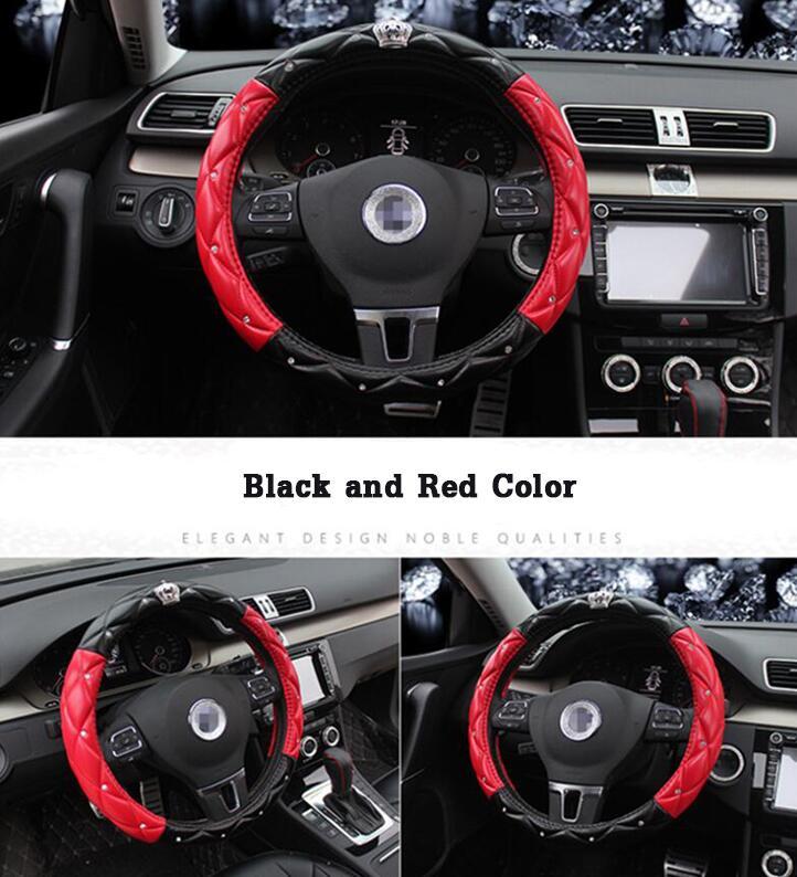 Car Steering Wheel Cover DAD Crown Diamond