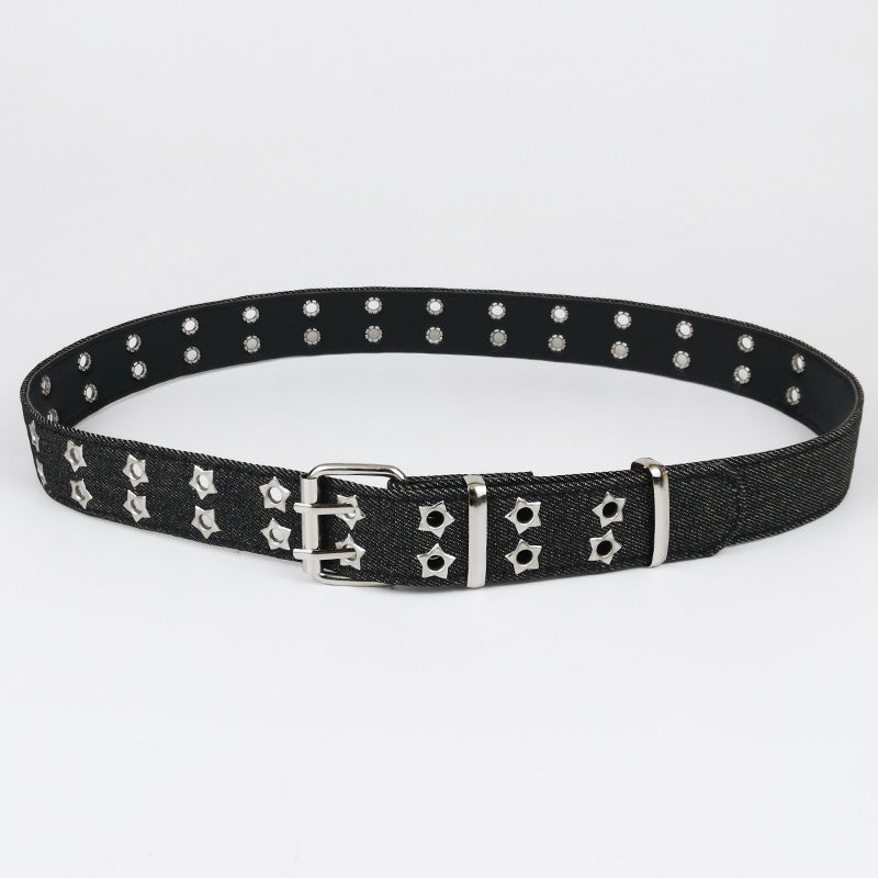 Casual Edgy And Stylish Jeans With A Sassy Belt For Women