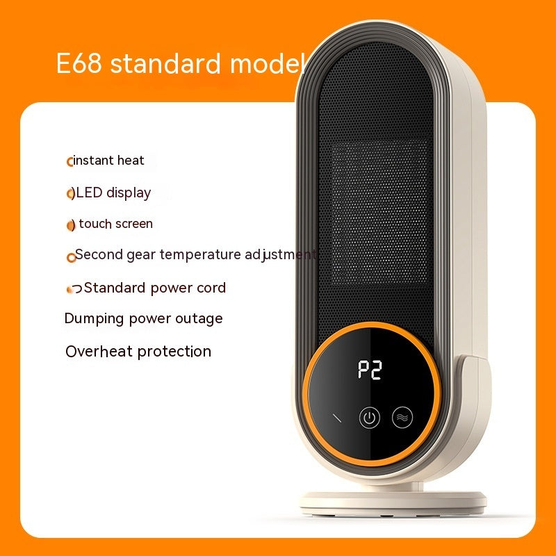 Souffleur d'air chaud haute puissance 1200W, chauffage de bureau, chauffage électrique intelligent domestique en céramique PTC