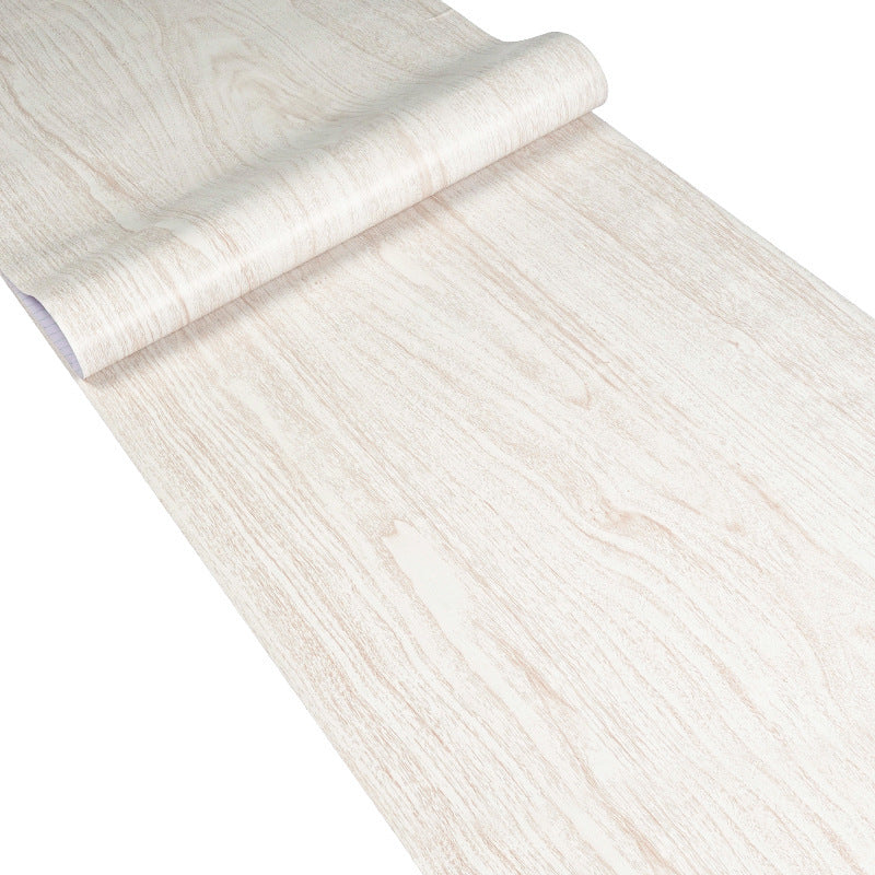 Wood Grain Sticker Thickened Wallpaper