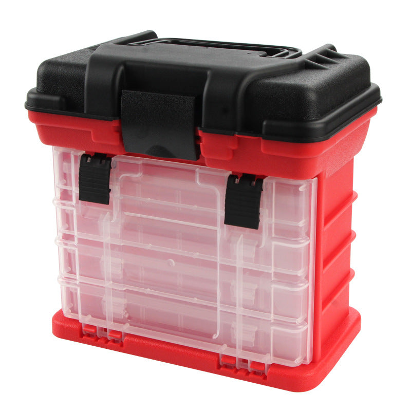 Portable 4-layer Lure Fishing Tool Box