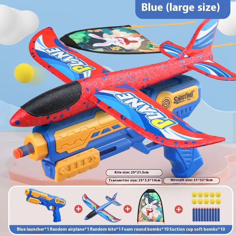 Catapult Kite Gun Children's Toy Bubble Plane
