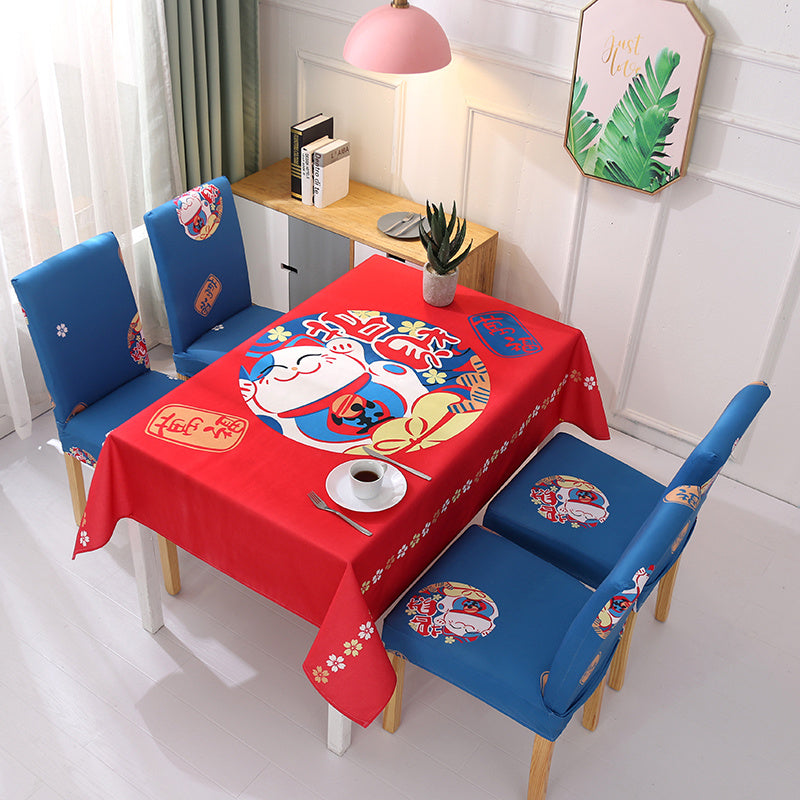 Cotton  waterproof tablecloth