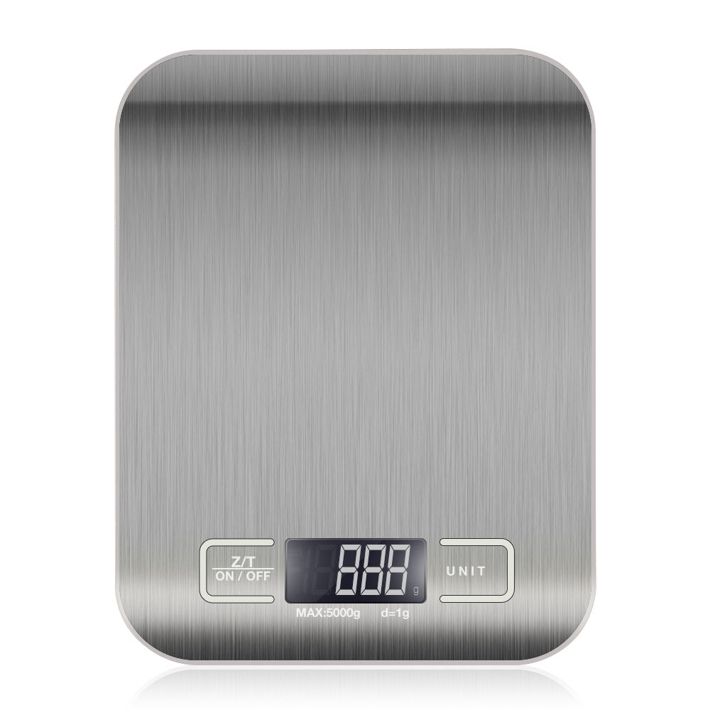 Balance électronique de cuisine en acier inoxydable de précision domestique