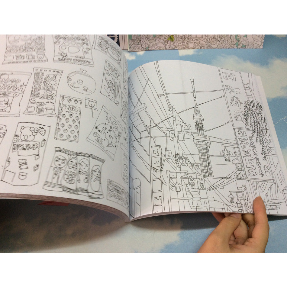 Adult coloring decompression book