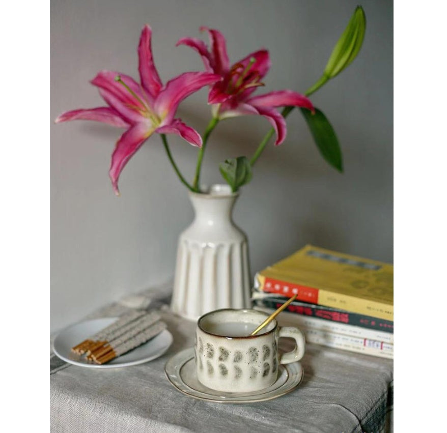 Retro Ceramic Coffee Cup Small Exquisite Mug