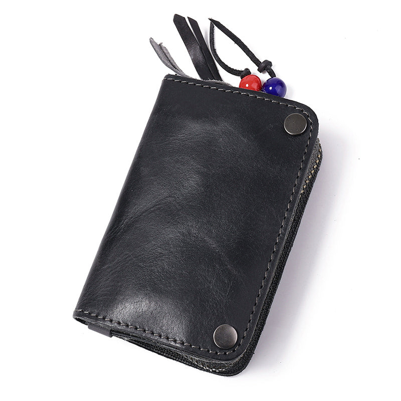 2-in-1 leather key card case