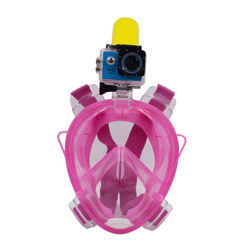 Anti-Fog Full Face Diving Mask GoPro Compatible