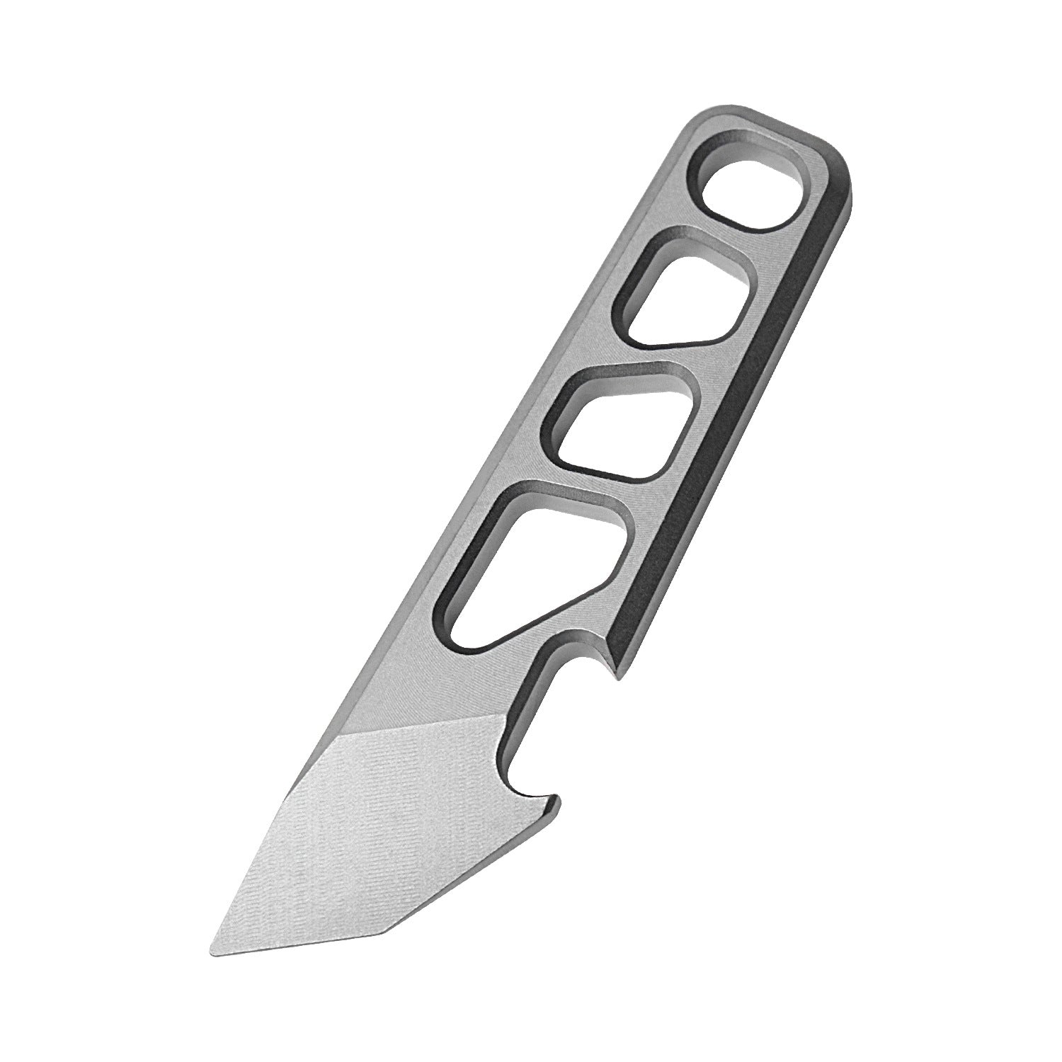 Titanium Alloy Mini Wrecking Bar Bottle Opener Key Ring