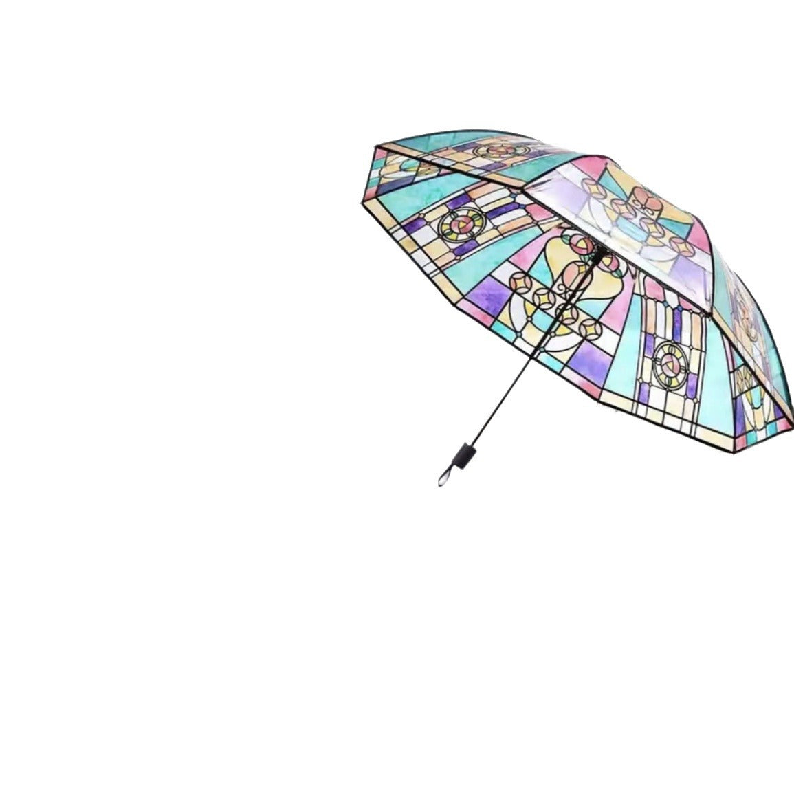 Automatic Transparent Folding Umbrella Large