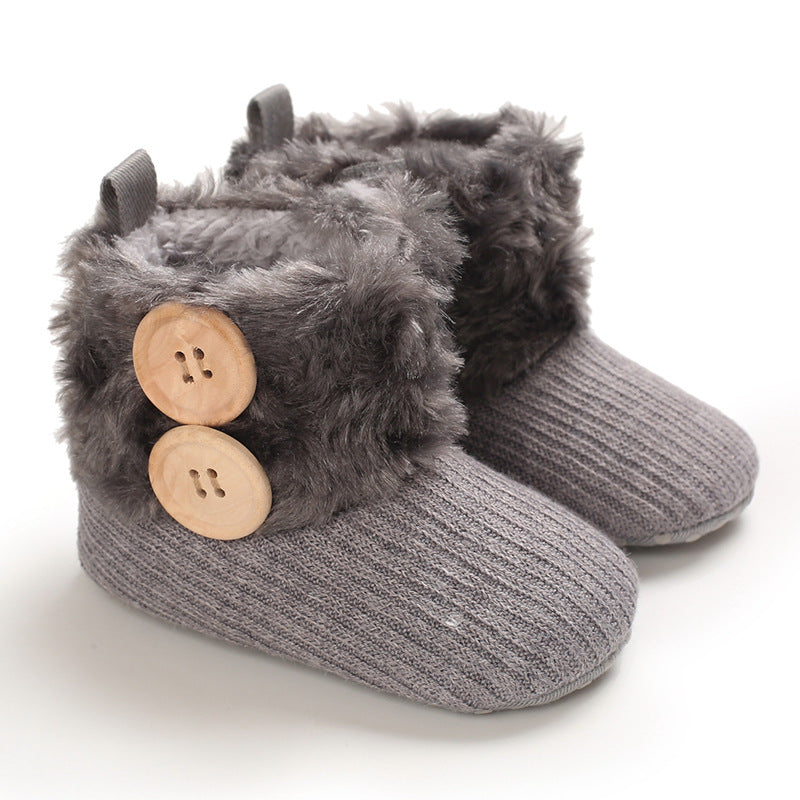 Thermal Soft Soled Men And Women Baby Toddler Shoes