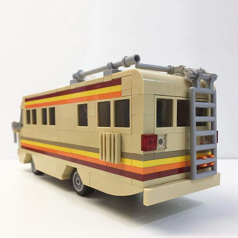 Compatible Assembled Building Block Toy Wagon MOC-17836