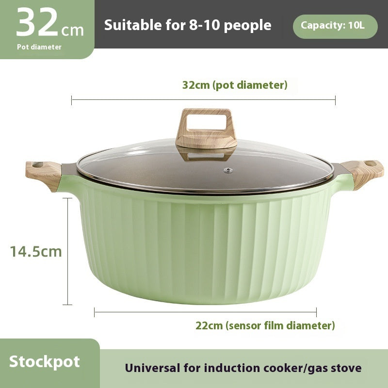 Household Non-stick Binaural Stew Pot