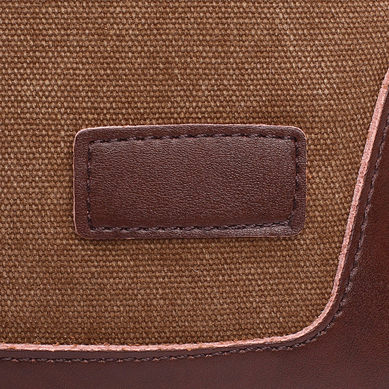 Professional manufacturers supply the new men's fashion bag wash water quality canvas bag Crossbody Bag chest
