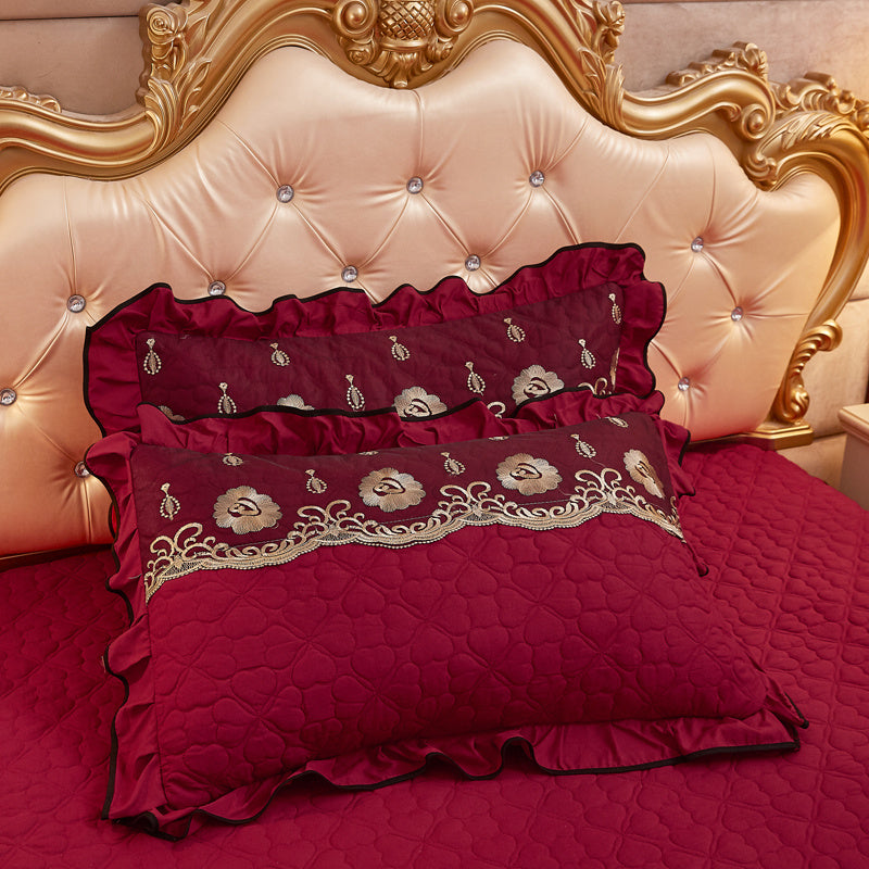 Lace Quilted Thickened Single Pillowcase