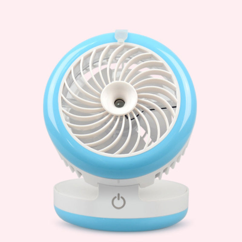 Small Portable Mini Humidification Spray Refrigeration USB Rechargeable Fan